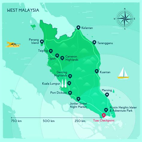 singapore to malaysia road trip itinerary